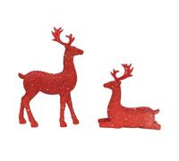 our fave Holiday Deer Statue Impermeable Rosin Creation for Celebratory Home Garden Gathering Deck Simple Christmas Table Garnishes Vacation Gathering Deck