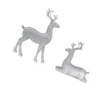 our fave Holiday Deer Statue Impermeable Rosin Creation for Celebratory Home Garden Gathering Deck Simple Christmas Table Garnishes Vacation Gathering Deck