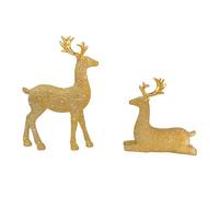 our fave Holiday Deer Statue Impermeable Rosin Creation for Celebratory Home Garden Gathering Deck Simple Christmas Table Garnishes Vacation Gathering Deck