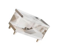 our fave Hygienic Chelo Container Platform with Detachable Culvert Container and Never Toxic Outer for Animal Waterproof Chelo Habitat Feeding Station