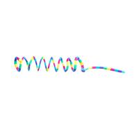 our fave Interactive Colorful Rainbow Striped Plush Telescopic Spring Cats Toy Make Curiosity and Provide Hour of Entertainment Indoor Pet Entertainment
