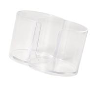 our fave Makeup Cotton Pad and Swab Holder with Separate Compartments Hygienic Split Space Saving Vanity Tray for Home or Travel Bathroom Storage Jar for Qtips and Pads