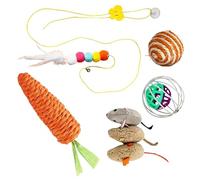 our fave Natural Sisal Rope Cats Chew Toy for Biting and Engagement Encourages Exercise and Bonding Indoor Teasing Toy Sisal Rope Cats Teaser
