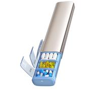 our fave Organizers Pills Storage Container Aluminum Alloy Small and Portable for Household Daily Use Organization
