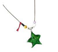 our fave Pendant Necklace with Beaded Cord and Fruit Charm Accent, A
