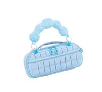 our fave Permanent Fog Print Pencil Case Easy Neat Substance Capacious Storage for Classroom Addons Stylish Fog Tote Hand Carry Handle Modern Design