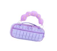 our fave Permanent Fog Print Pencil Case Easy Neat Substance Capacious Storage for Classroom Addons Stylish Fog Tote Hand Carry Handle Modern Design