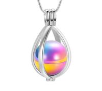 our fave Pet Cremation Memorial Jewelry Hollow Ashes Necklace Pendant for Cherished Preservation Pet Memorial Pendant