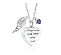 our fave Pet Cremation Necklace Elegant Urn to Store Ashes and Jewelry