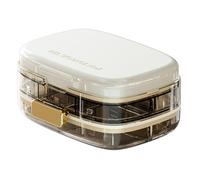 our fave Portable 10 Compartment Pills Organized for Easy Medication Management and Travel Use Pills Dispenser