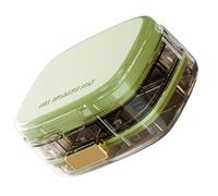 our fave Portable 10 Compartment Pills Organized for Easy Medication Management and Travel Use Pills Dispenser