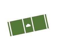 our fave Practice Mat Featuring Alignment Indicators for Improving Swing Methods Indoor Outdoor Use Sturdy PU Build Shock Training Pad