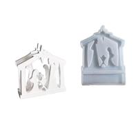 our fave Silicone Craft Mold Christmas Snowflake Blessing Theme for Homemade Resin Ornaments Decorative Boxes Craft Christmas Tree Holiday Resinor Decorations Easy Release Christmas