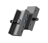 our fave Space Saving Clip on USB Hub Provides 10Gbps Transfer Speed and Stable Energy for Multiple Devices on Clean Desktops Portable Grip
