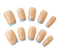 our fave Square Press on Nails Cats Eyes Fake Nails with Smiling Face Full Covers Glues on Nails Acrylic Nails Artificial Nails