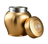 our fave Stainless Pet Memorial Urn Pet Ashes Storage Container for Dog and Cats Easyly Clean and Waterproof Protecting Loss Remembrances Keepsakes