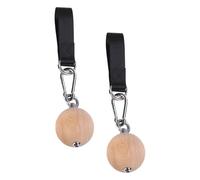 our fave Strengths Pull Up Trainer with Steel Rings and Antislip Wooden Handle for Full Body Exercise Pull-up Grip Arm Muscles Barbells Gym Exerciser Grasp Trainer
