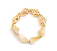 our fave Sturdy Stretchable Irregular Resin Bracelets Versatile for Daily Wear Irregular Resin Stretch Women
