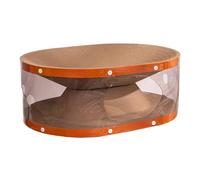 our fave Thickened Puss Nest with Toss Plan Scratch Immune Corrugated Board Capacious Two Layer Structure for Multiple Animals Multiple Functional Puss Cave with Clawing Pad