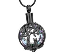 our fave Untarnished Pet Cenotaph Necklace with Secret Compartment for Ashes and Hair Artifact Tree Plan Untarnished Pet Jar Necklace