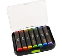 our fave Weekly Pills Organizers 2 Time a Day Clear Container Large 7 Day Travel Holder Daily Tablets Dispenser