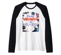 Our First Halloween As Mr and Mrs Married Couple Raglan Baseball Tee