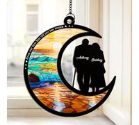 Our First Kiss Till Our Last Breath, Personalized Couple Hanging Ornament, Anniversary, Birthday Gifts for Her, Him, Wedding Gifts for Couples 2025, Couple Gift for Wife, Husband