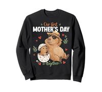 Our First Mother’s Day Together Mama Cute Capybara Mom Baby Sweatshirt