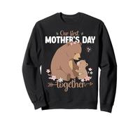 Our First Mother's Day Together Mama Bear Cute Mom Baby Tee Sweatshirt