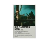 Our Flag Means Death Movie Canvas Poster Room Decor Aesthetic Poster Artistic Poster for Bedroom Living Room Walls 20x30inch(50x75cm) Unframe-Style