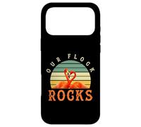 Our Flock Rocks Cool Pink Bird Flamingo Lover Case for iPhone 17 Pro Max
