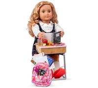 Our G Off to School Accessory Set with Backpack, School Supplies and Classroom Accessories for 18 Inch Dolls