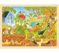 Our Garden Puzzle Over And Underground. 96 Pieces Goki Multi 1 Pack