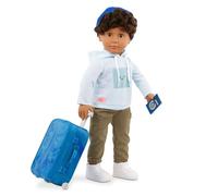 Our Generation Milo Boy Doll - 18-inch Boy Travel Doll, Travelling Accessories, Passport, Luggage, Sunglasses, Boy Travel Fashion Doll, Realistic Play For Ages 3+
