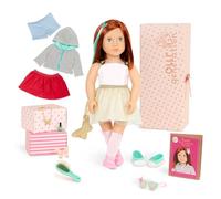 Our Generation - 18-Inch - Butterfly Themed Fashion Starter Doll - Cambi - Red Hair & Blue Eyes - 3 Outfits & Styling Accessories in Gift Box - Pretend Play Ages 3+ Years