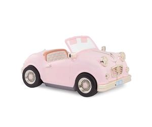 Our Generation - 18-inch Doll Accessories - Pink Doll Car - Toy Vehicle with Radio, Lights & Sounds - Pretend Play 3+ Years- in The Driver's Seat Convertible Cruiser