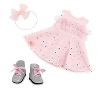 Our Generation - 18-inch Doll Clothes - Confetti-Print Party Dress - Headband & Boots Accessories - Pretend Play - Toys for Kids Ages 3 Years & Older - Pink & Colorful