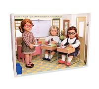 Our Generation Awesome Academy fully-stocked schoolroom playset for 18-inch dolls, Includes a variety of realistic classroom accessories for Ages 3+