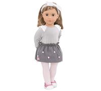 Our Generation Bina Doll - 18-inch Girl Doll with Cute Headband - Includes 6 Piece Clothing Set