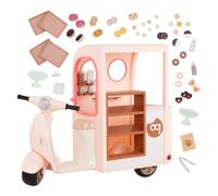 Our Generation Chip Chip Hooray Cookie Cart Scooter Playset for 46cm dolls, 53-pc Cookie Cart Playset - Play Food - 46 cm Doll Accessories - Pretend Play - Toy for Kids 3 Years +