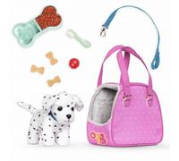 Our Generation Dalmatian Puppy with Bag and Accessories 6"