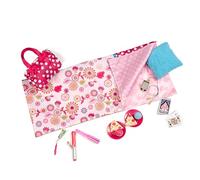 Our Generation Doll Sleepover Set, Polka Dot 18-Inch Accessories, Pegged