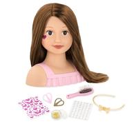 Our Generation Talia Styling Head - Hairstyling Doll Bust for Girls Ages 3+ | Includes Hair Styling Accessories