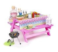Our Generation BD37352 Picnic Table Set Dolls Accessories, Multi-Colour