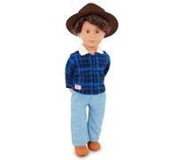 Our Generation Dustin Boy Doll - Western Themed 18-inch Doll and Outfit, Cowboy Hat, Boots, Lifelike Hazel Eyes, Country Boy Figure For Ages 3+