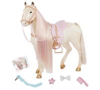 Our Generation Enchanting Horse - 50cm Toy Horse with Ultra-Long Rainbow Hair, Rainbow Hair Horse for 18-inch Dolls, Brushable Hair, Styling Accessories, Toy Horse for Fashion Dolls, Ages 3+
