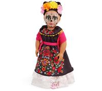 Our Generation - Esperanza - Special Edition 18-Inch Día de los Muertos Doll - Lifelike Brown Eyes & Wavy Brown Hair - Flower Crown & Signature Calavera Face Paint - Toy for Kids 3 Years +