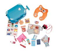 Our Generation Kids Well Traveled Luggage Doll Play Accessory Set for Kids 3+