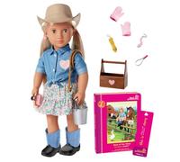 Our Generation Lainey Cowgirl Doll - 18-inch Country Girl Doll with Fun Storybook, Cowboy Hat, Riding Boots, Western Themed Toy For Ages 3+