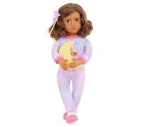 Our Generation Luna Sleepover Doll - 18-inch Pyjama Girl Doll and Bedtime Set - Includes Bedtime Outfit & Accessory Set